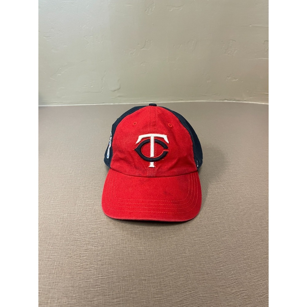 Minnesota‎ Twins Hat Cap Red Strapback '47 MLB Baseball TC Logo Adjustable